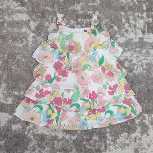 Floral Tiered Janie and Jack Dress | 12-18 Months